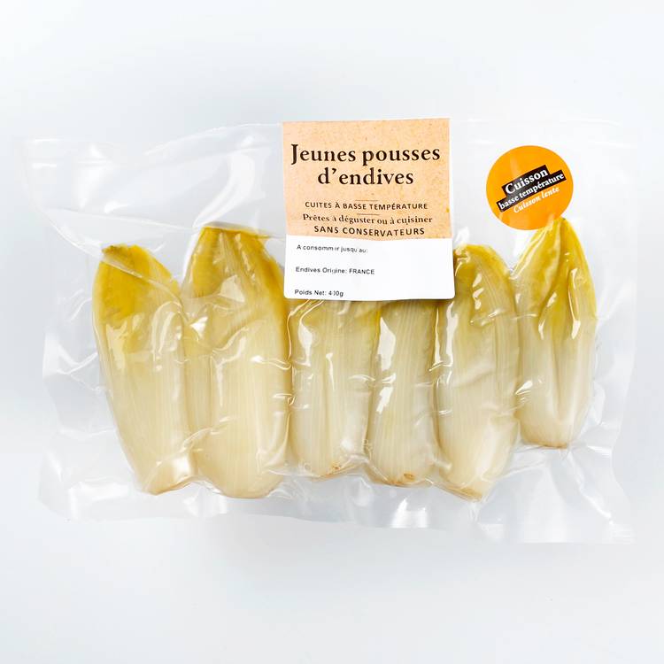 Les Jeunes pousses d'endives cuits à basse température - 3