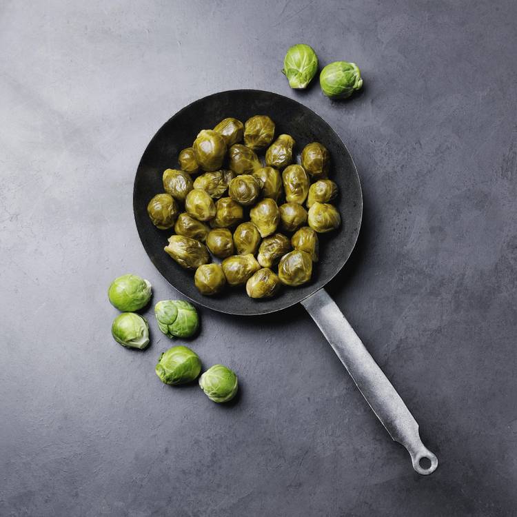 Les Choux de Bruxelles  cuits à basse température