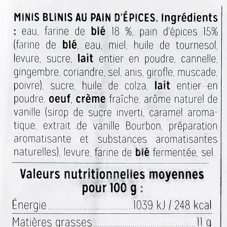 Les  Blinis au pain d'épices - 3