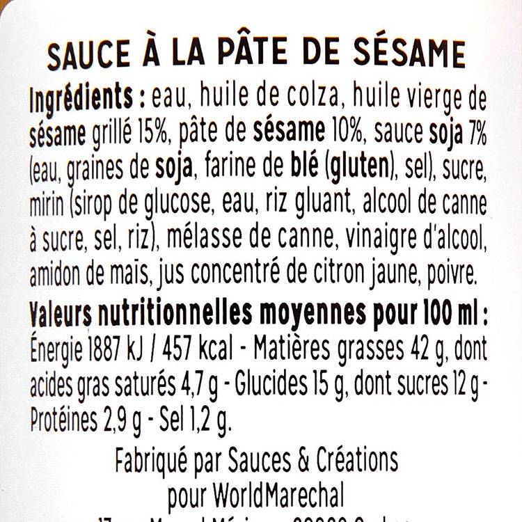 La Sauce salade tahini soja - 3