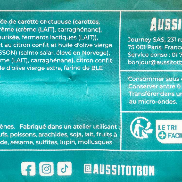 Le Saumon au citron et la purée de carotte - 3