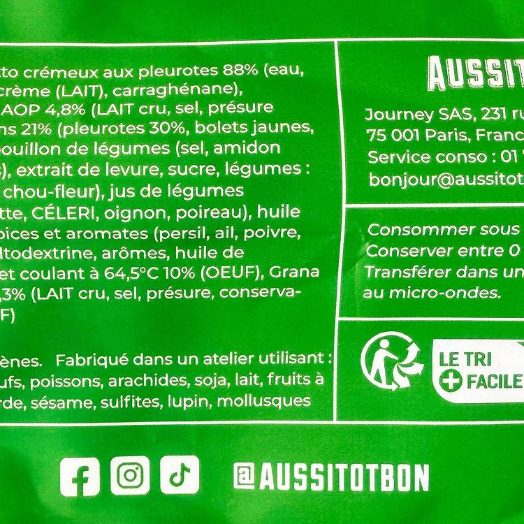 Le Risotto pleurote œuf mollet - 3