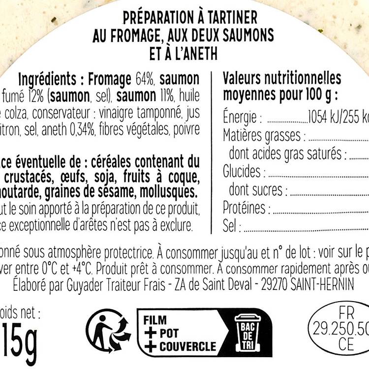 Le Fromage frais au saumon - 3