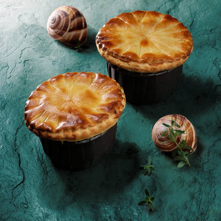 Les Mini tourtes aux escargots
