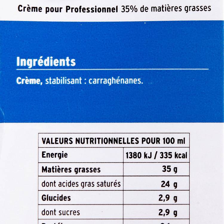 La Crème stérilisée UHT 35% MG "Montaigu" - 3