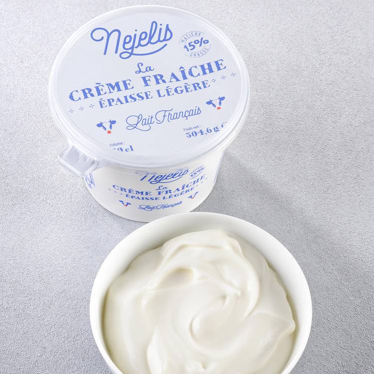 La Crème fraîche épaisse légère 15% "Nejelis" - 1