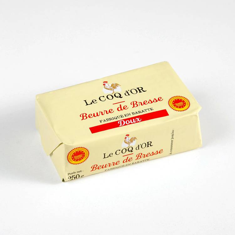 Le Beurre de Bresse doux AOP 250g "Le Coq d'Or" - 2