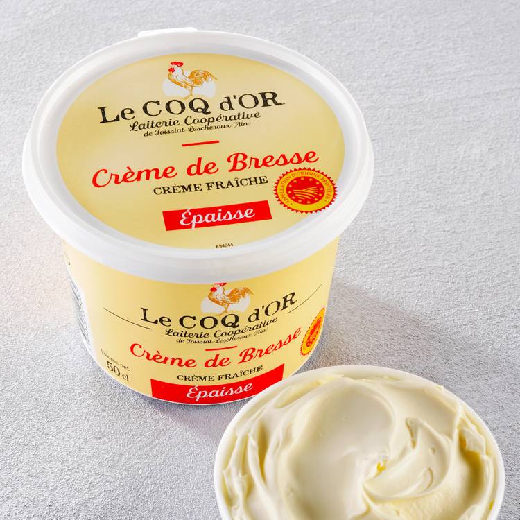La Crème de Bresse AOP épaisse 35% "Le Coq d'Or" - 1