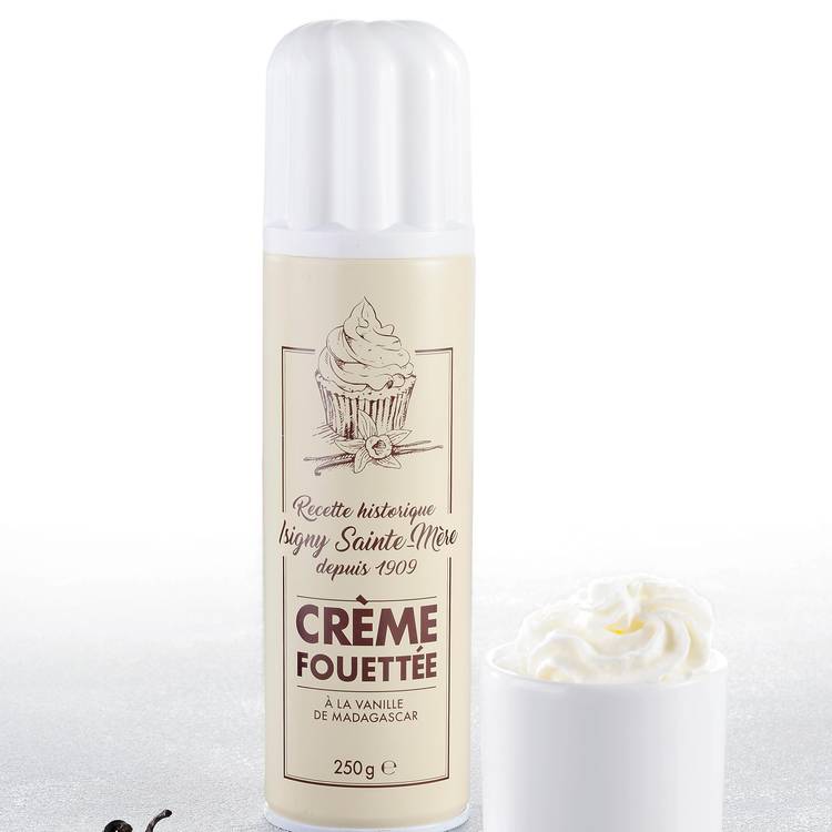 La Crème fouettée à la vanille de Madagascar 250g "Isigny" - 1