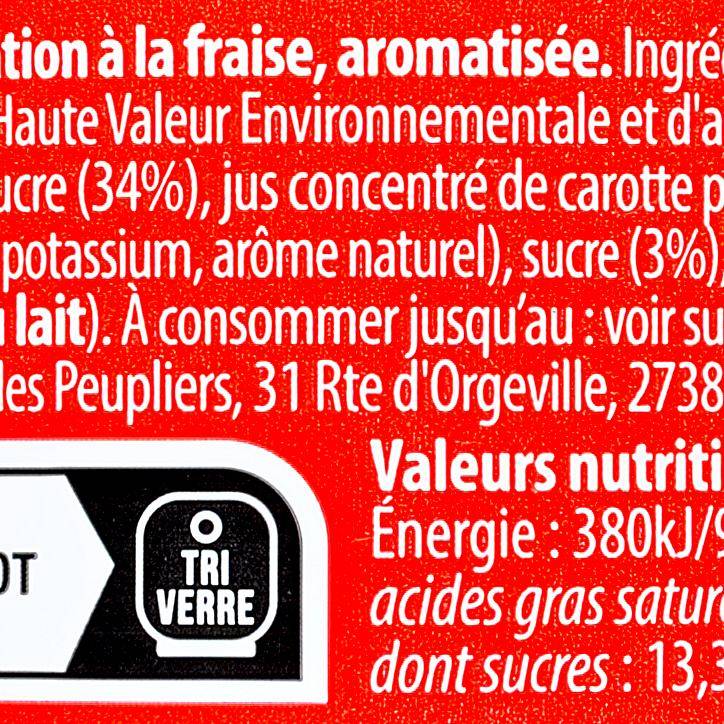 Les Yaourts fraise "La Ferme des Peupliers" - 2
