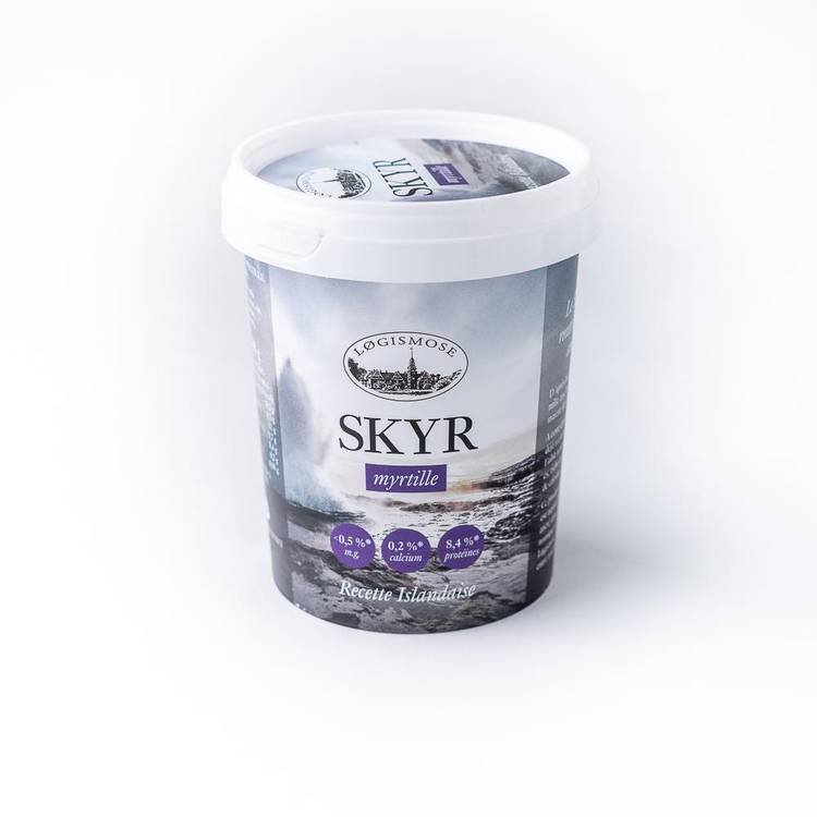 Le Skyr myrtille recette islandaise 450g "Logismose" - 2