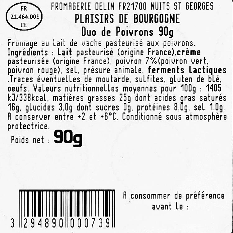 Les Billes de fromage aux duo de poivrons x90 g - 3