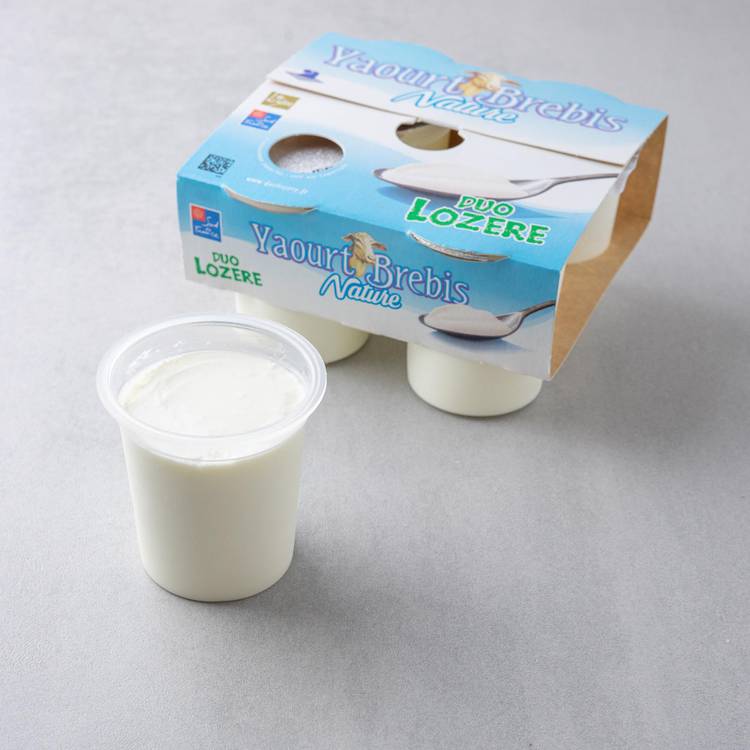 Les Yaourts nature au lait de brebis 4x125g - 1