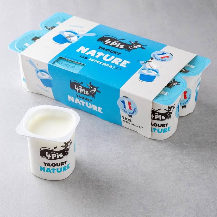 Le yaourt étuvé nature 8x125g" - 1