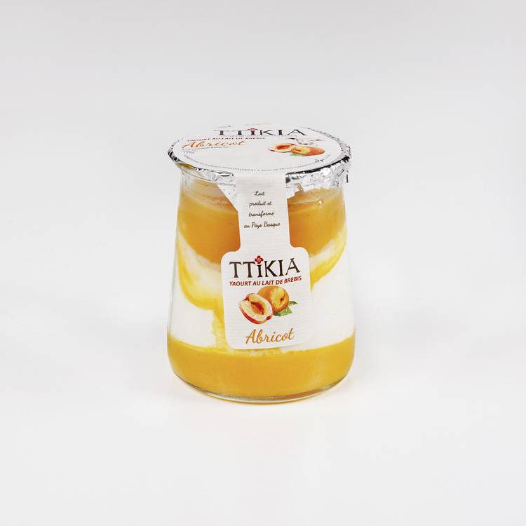 Le Yaourt de brebis tri couche "Ttika" à l'abricot 2x125g - 2