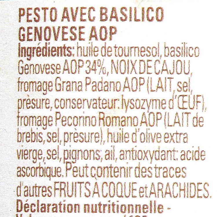 Le Pesto au basilic genovese AOP 330g "Michelis" - 3
