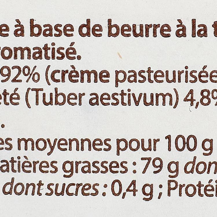 Le Beurre à la truffe - 3