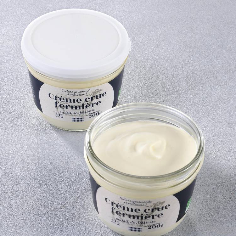 La Crème fraiche épaisse crue 44%
