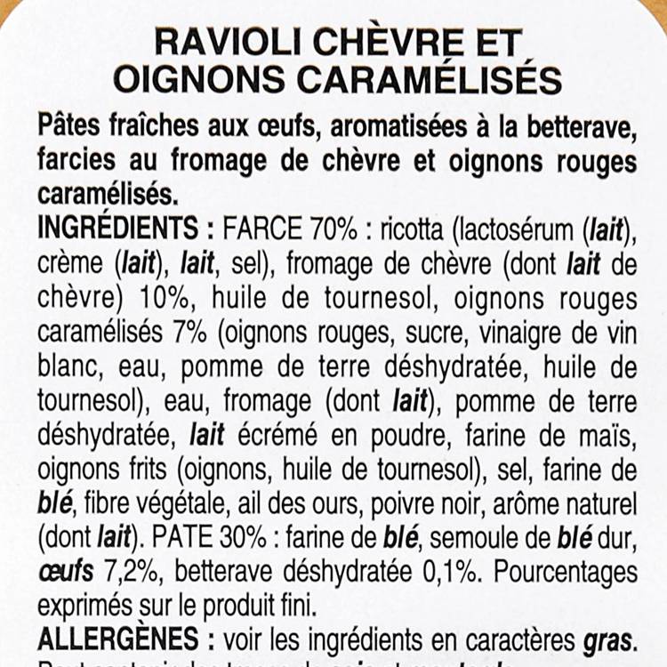 Les Ravioli au chèvre et oignon rouge caramélisé - 3