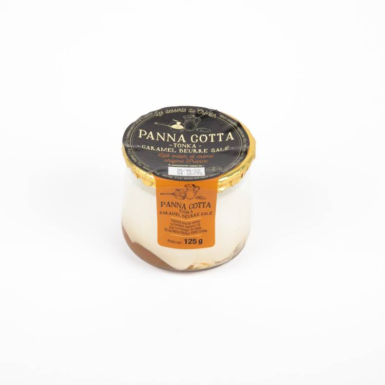 La Panna Cotta tonka et caramel beurre salé 125g - 2