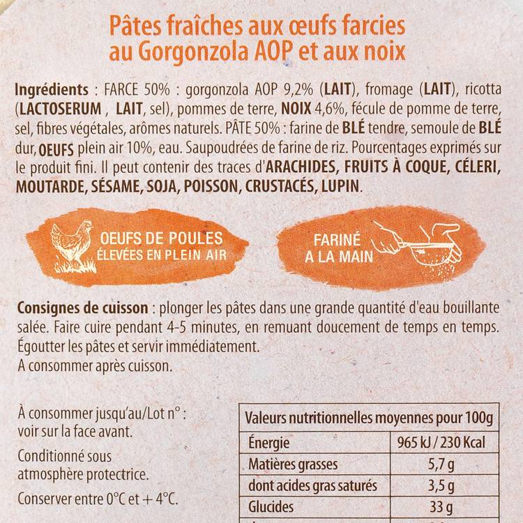Les Ravioli gorgonzola et noix - 3