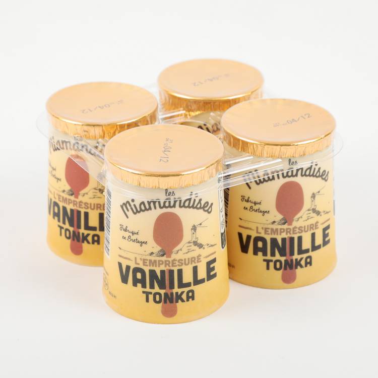 Les Emprésurés vanille tonka 4x125g - 2