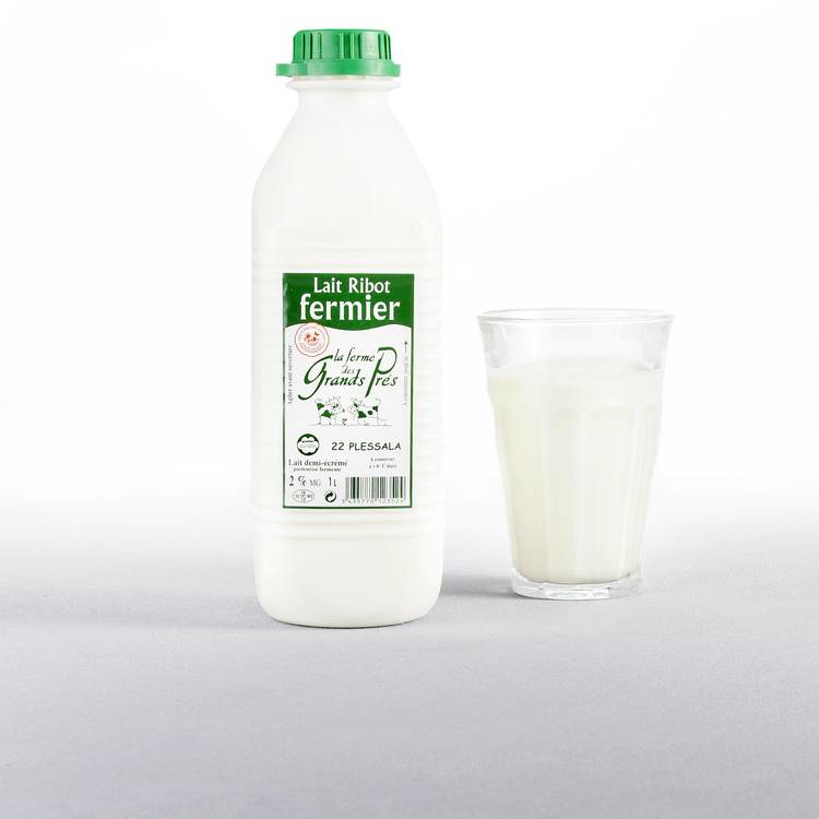 Le lait Ribot fermier 1 litre - 1