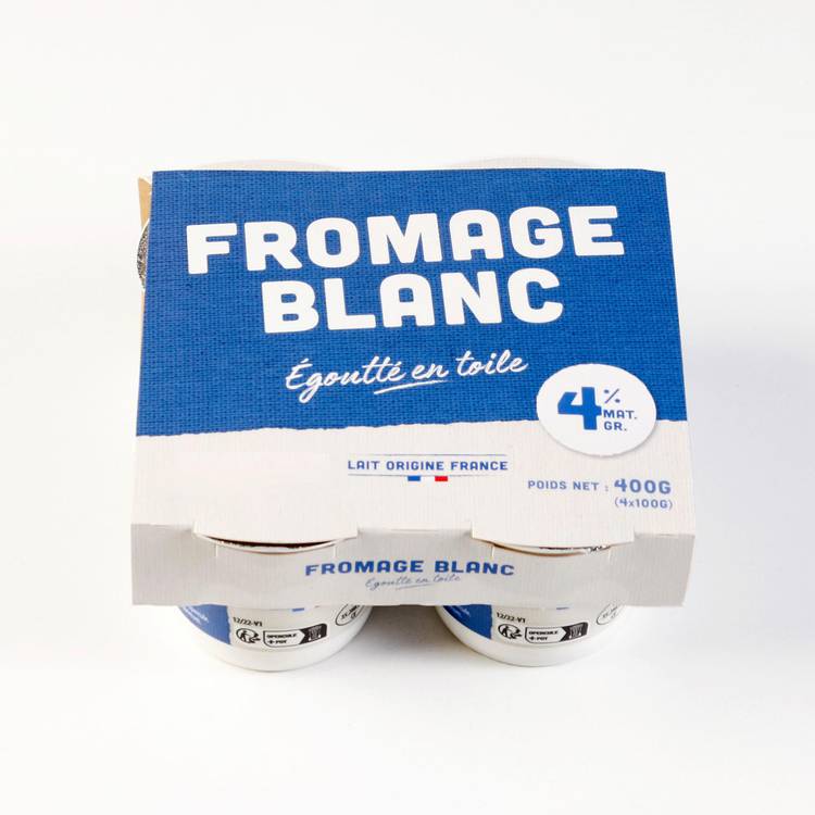Le Fromage blanc 4% 4x 100 - 2