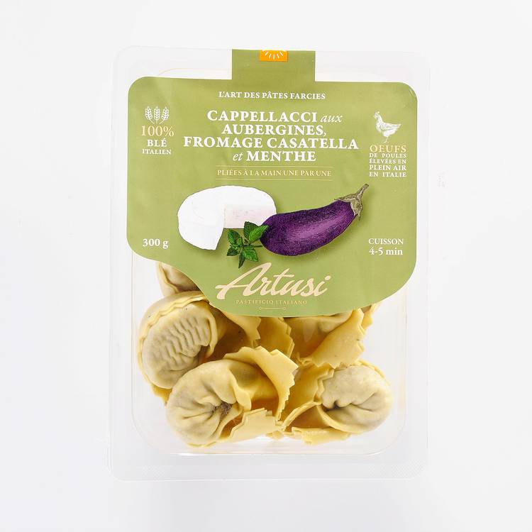 Les Cappellacci aubergine fromage frais Castella et menthe - 2