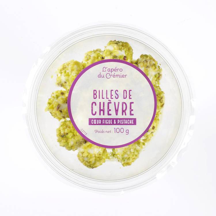 Les Billes de chèvre cœur figue topping pistache - 3