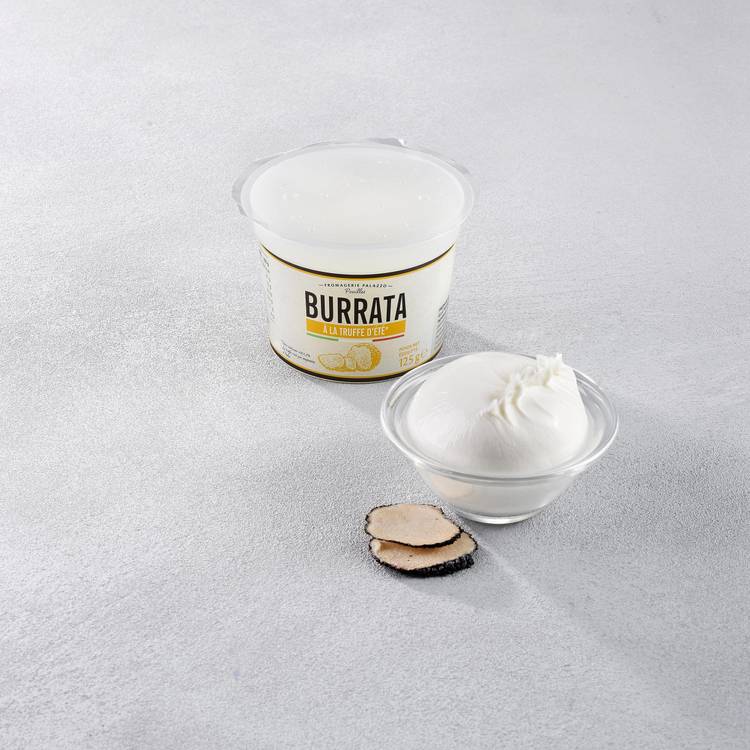 La Burrata des Pouilles à la truffe d'été
