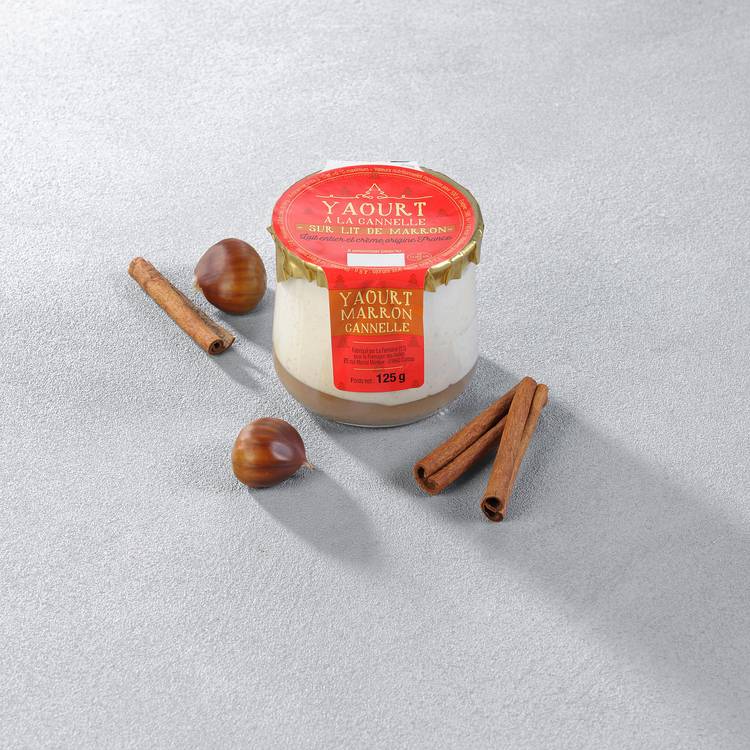 Le Yaourt cannelle marron
