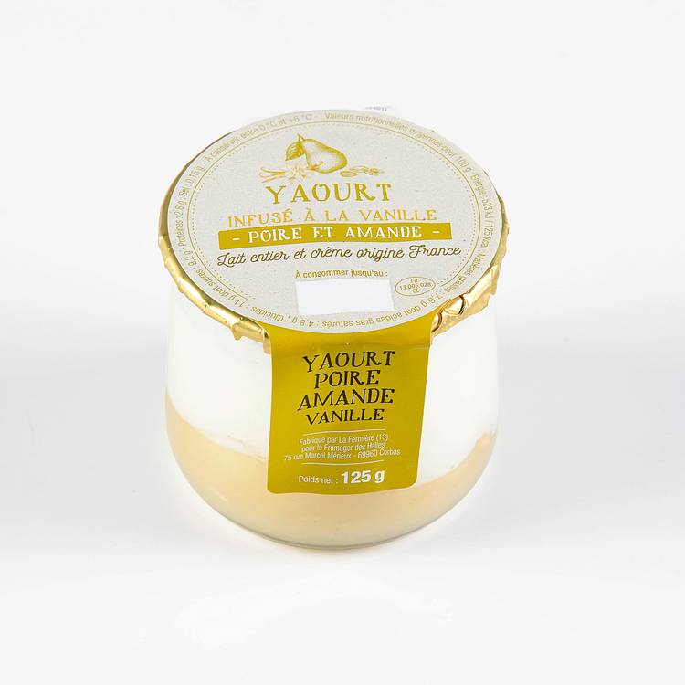 Le Yaourt à la vanille, poire et amande - 2