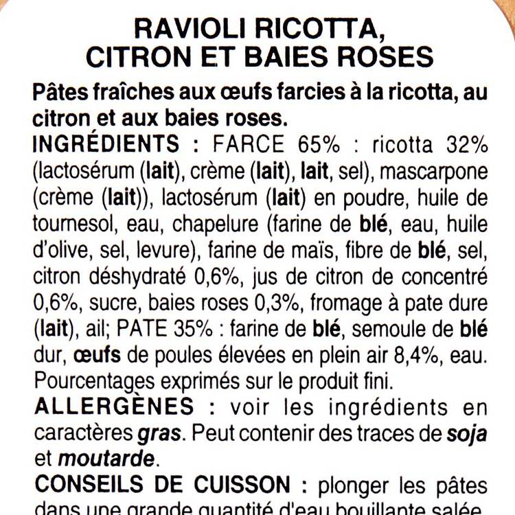 Les Ravioli ricotta, citron et baies roses - 3