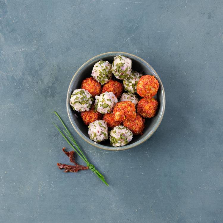 Les Billes de fromage apéritives mixtes