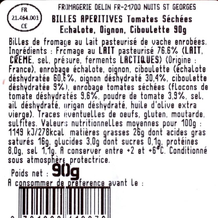 Les Billes de fromage apéritives mixtes - 3