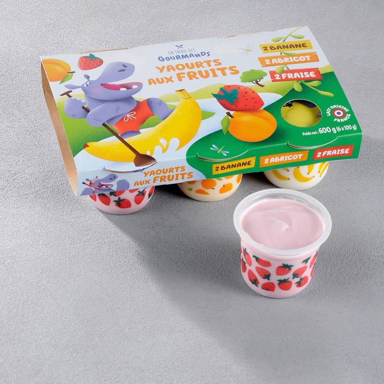 Les Yaourts brassés aux fruits