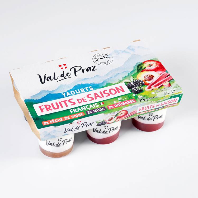 Les Yaourts aux fruits de saison "Val de Praz" - 2