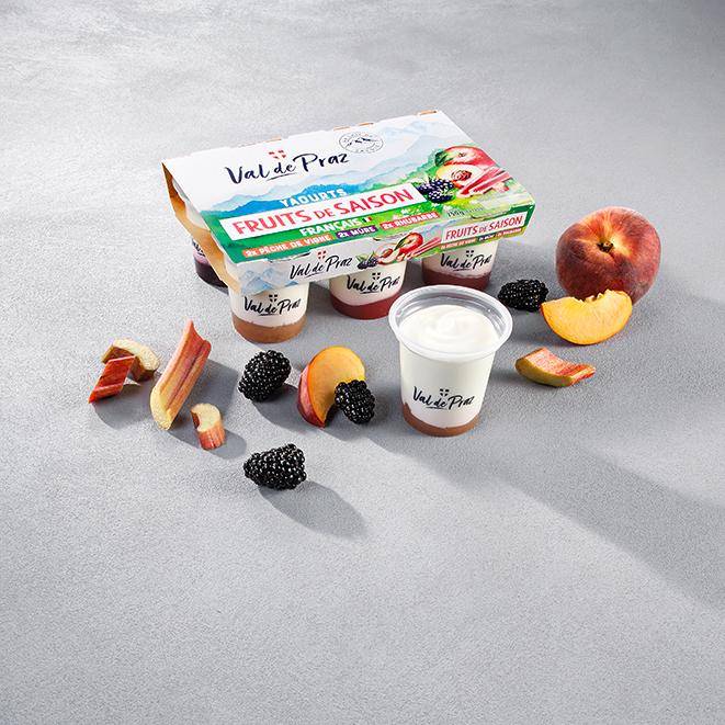 Les Yaourts aux fruits de saison "Val de Praz"