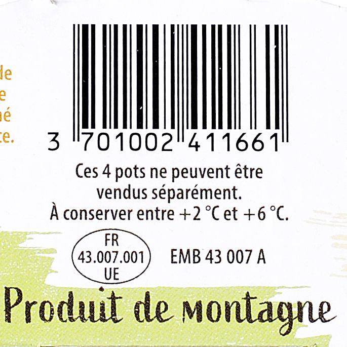 Les Yaourts brassés mangue passion "Le clos des vaches" - 2