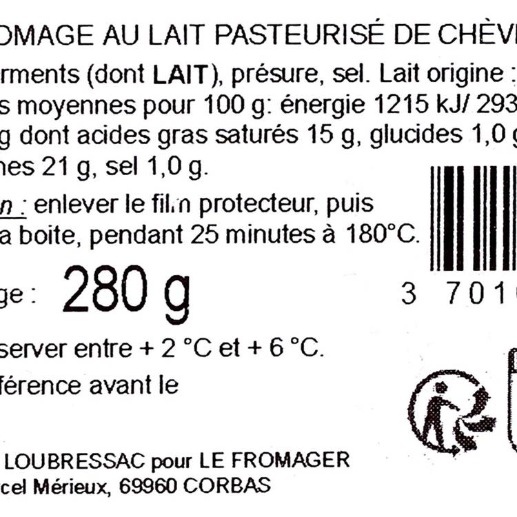 Le Fromage de chèvre au four - 2