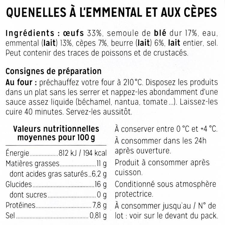 Les Quenelles à l'emmental et aux cèpes - 4