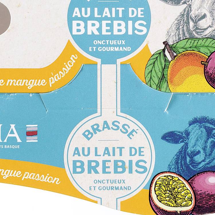 Le Yaourt brassé au lait de brebis, mangue passion - 2