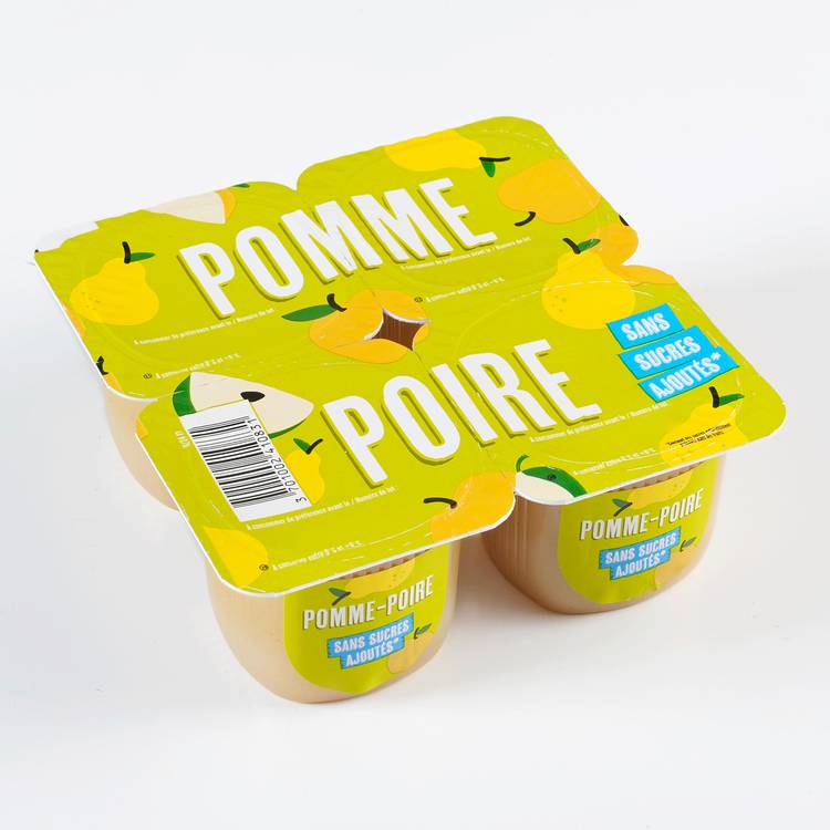 Les Compotes de pommes et poires sans sucre ajoutés - 2