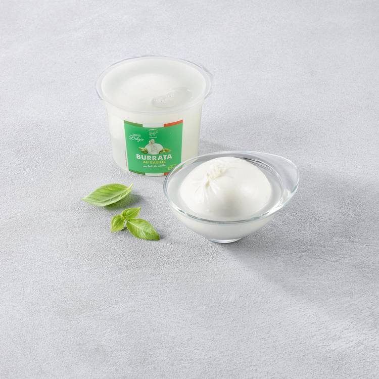 La Burrata au basilic