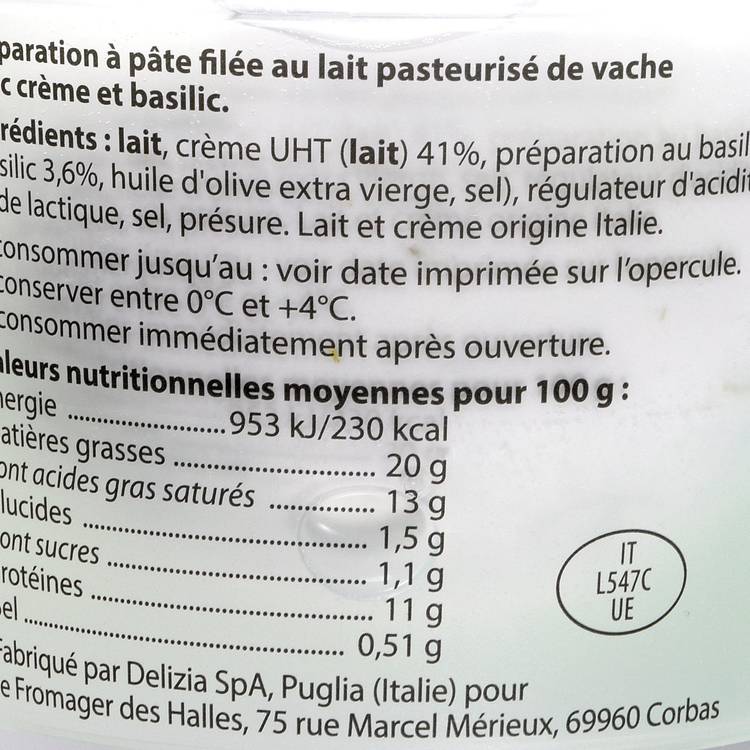 La Burrata au basilic - 3