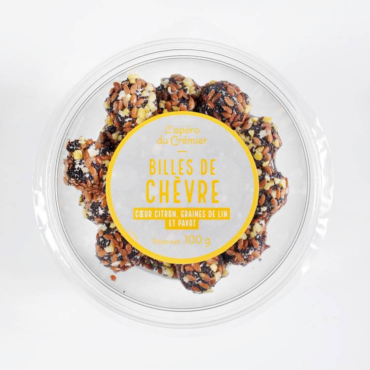 Les Billes de chèvre apéritives citron et pavot - 2