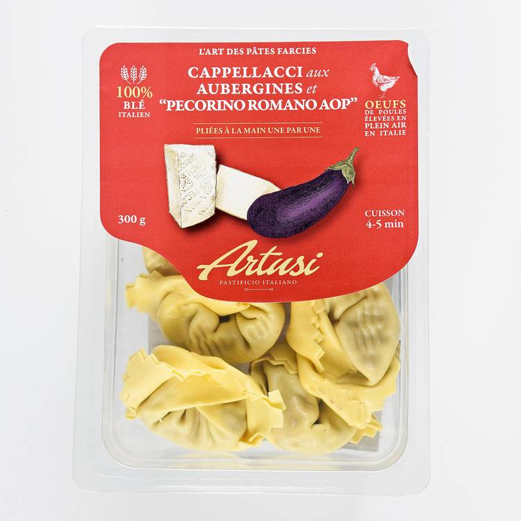 Les Cappellacci aux aubergines et pecorino AOP - 3