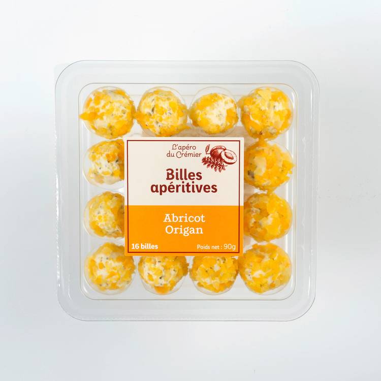 Les Billes de fromage apéritives abricot et origan - 2