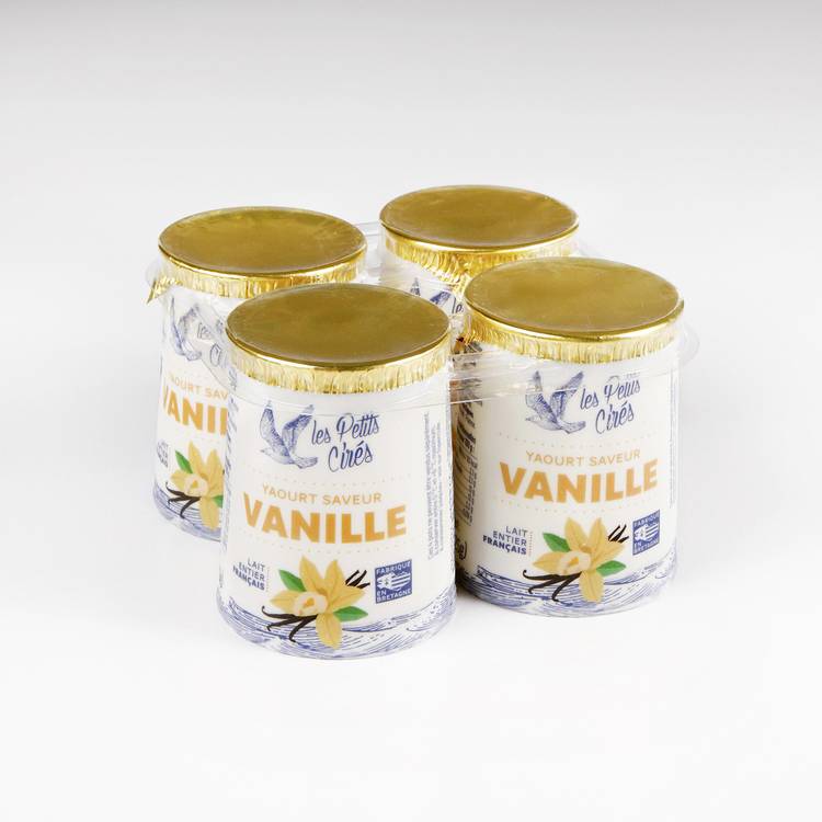 Les Yaourts vanille "Les Petits Cirés" 125gx4 - 2